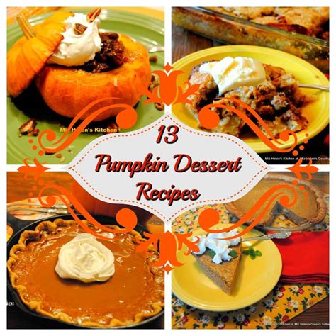 13 Pumpkin Dessert Recipes