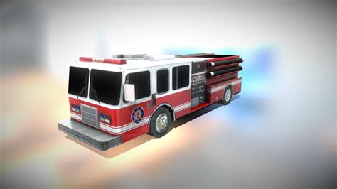 Fire Truck Download Free 3d Model By Codexito E0fadd4 Sketchfab