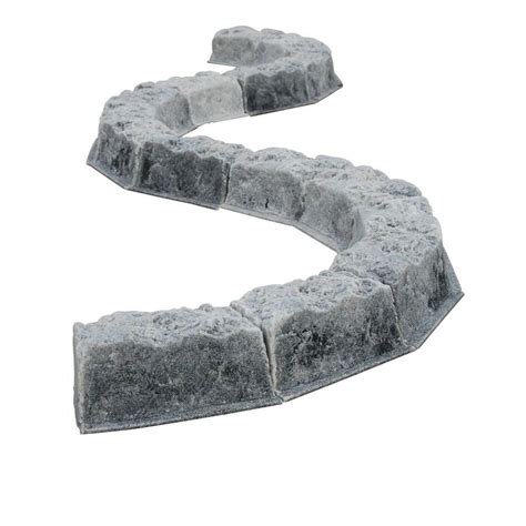 This paving stone is perfect for creating retaining walls or stacked planters. Dekorra 10 in. L x 4 in. W x 4 in. H Small Plastic Block ...