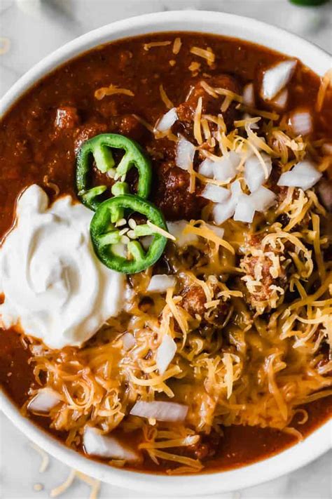 I was in the middle of my military training and they let me off base. Texas Chili Recipe (Only 20 Minutes!) - House of Yumm