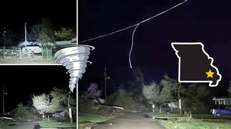 See Massive Damage Done By Tornado Overnight In Missouri