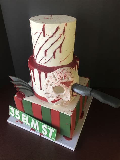 Freddy Krueger And Jason Cake Cakes By Stephanie Cake Gourmet Desserts