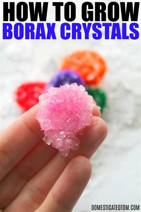 How To Grow Borax Crystals Step By Step Directions With Photos
