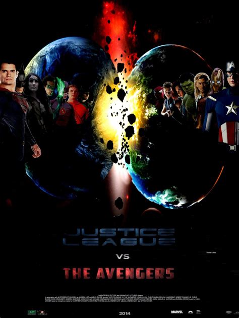 Justice League Vs The Avengers Poster By Steveirwinfan96 On Deviantart
