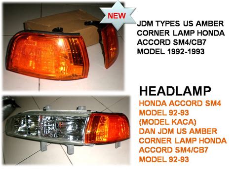 ホンダ・インスパイア, honda insupaia) in japan for certain generations. HONDA ACCESS by zainal access: USA AMBER CORNER LAMP HONDA ...