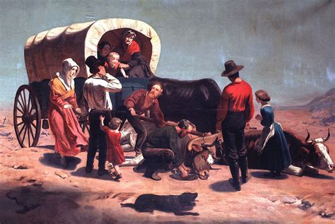 Picture Of Pioneers Moving Westward By Nahl
