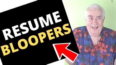 Resume Bloopers Martin Buckland Executive Career Management Youtube