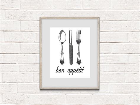 Bon Appetit Print | Print, Printable print, Custom print