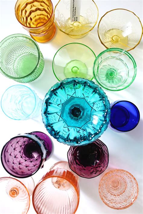 In Progress—elsie S Rainbow Glassware Collection A Beautiful Mess