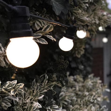 Buy Outdoor Single Length Led Warm White Festoon Lights — The Worm That