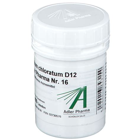 Adler Pharma Lithium Chloratum D Biochemie Nach Dr Sch Ler Nr