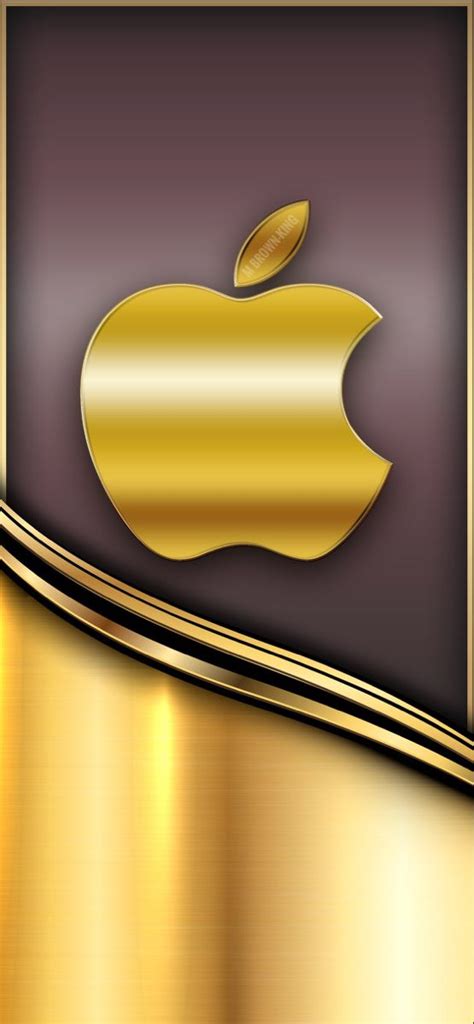 Gold Apple Logo Wallpaper Hd