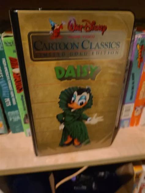 Daisy Cartoon Classics Limited Gold Edition Vhs Walt Disney Home