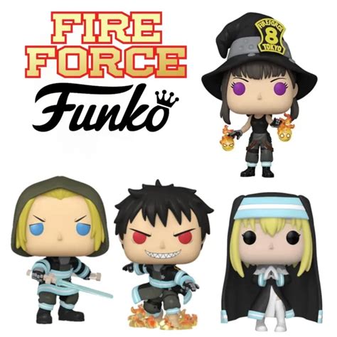 Funko Pop Animation Fire Force Collectible Vinyl Figures Boxed New