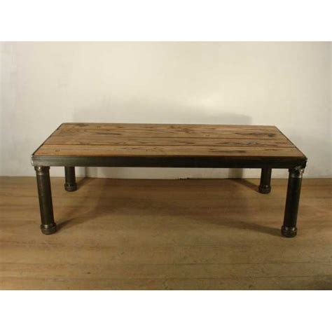 Large Coffee Table Industrial Style