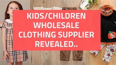 Wholesale Kids Childrens Boutique Clothing Vendor Revealed Youtube