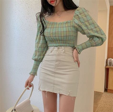 r o s i e cute skirt outfits stylish outfits korean girl fashion