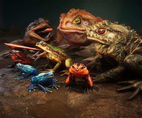 Artstation Frogs Pack Game Assets