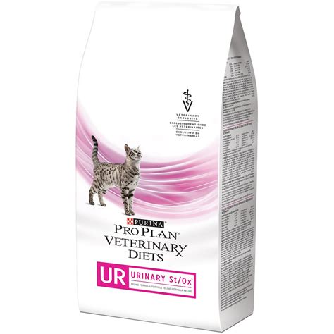 A healthy urinary tract is key to your cat's overall health. Purina® Pro Plan® Veterinary Diets - UR Urinary St/Ox Dry ...