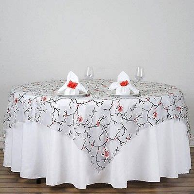 X Champagne Satin Sequin Floral Embroidered Lace Table Overlay Wedding Table Overlays