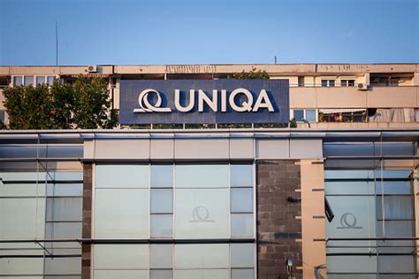 Uniqa Insurance Logo On Their Main Office In New Belgrade Uniqa Group