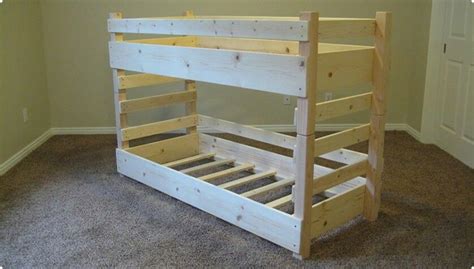 Crib size toddler bed will make transitioning from a nursery crib to a. Diy toddler size bunk beds plans for crib mattress | Bunk ...