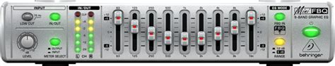 Behringer Ultra Compact 9 Band Graphic Equalizer Wfbq Long And Mcquade