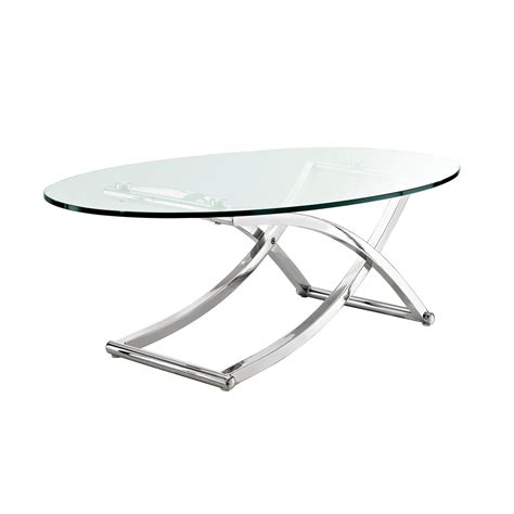 Glass Chrome Coffee Table Foter