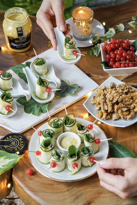 Need festive finger food ideas to get christmas started off on a delicious note? Holiday Party Finger Food: Gluten-Free Zucchini Rolls ...