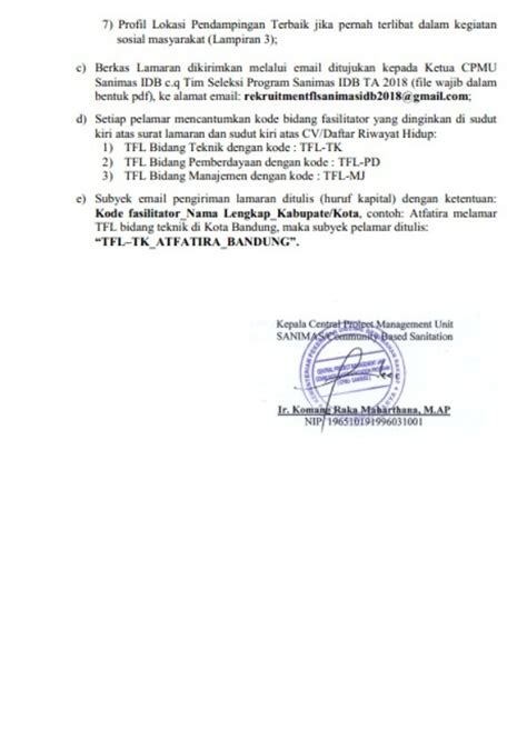 Gaji tfl sanimas 2020 / rekrutmen tenaga fasilitator. REKRUTMEN TENAGA FASILITATOR LAPANGAN (TFL) PROGRAM ...