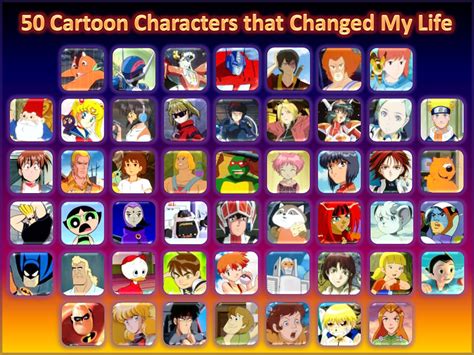 50 Cartoon Characters By Sargonr On Deviantart