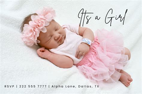 Free Baby Announcement Templates And Examples Edit Online And Download
