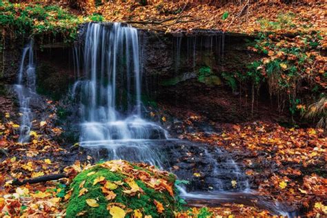 Lfeey 5x3ft Vinyl Fall Photography Backdrops Waterfall In