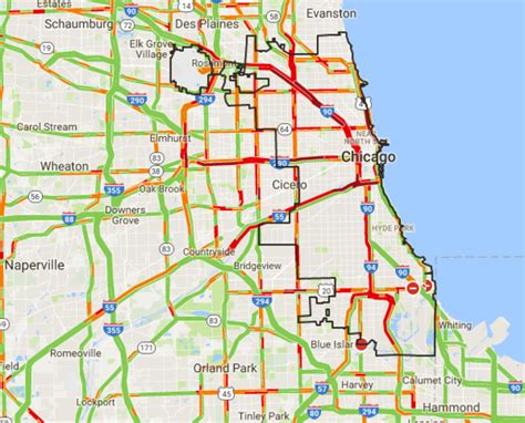 Toll Roads In Chicago Map Map