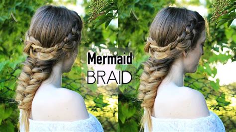Mermaid Braid Hair Tutorial Braidsandstyles12 Youtube