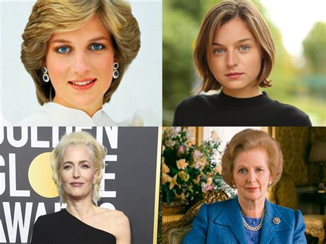 the crown gillian anderson y emma corrin personificarán a margaret thatcher y a lady di radio