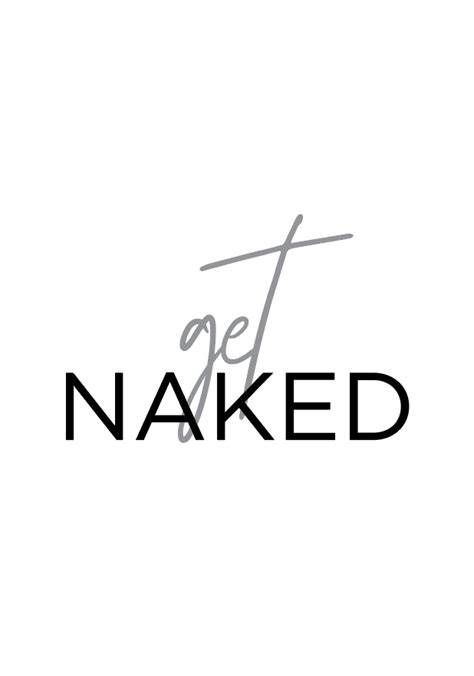 Get Naked Poster Society By Design