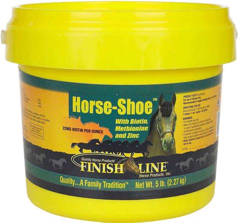 Horse Shoe Hoof Supplement Finish Line Hoof Builders Supplements Equine