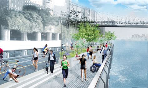 East Midtown Waterfront Esplanade New York Usa Aecom World