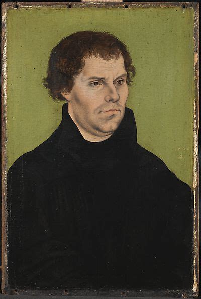 Cda Paintings Martin Luther Half Length Facing Right