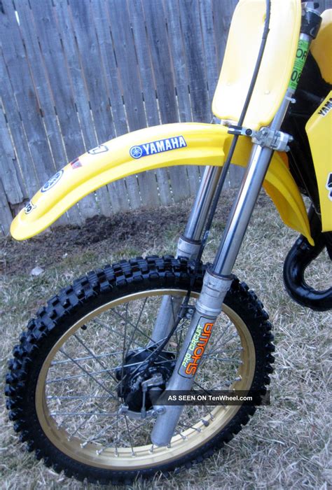 1984 Yamaha Yz125 Yz 125 Ahrma Vintage Motocross Dirt Bike All Stock Nr