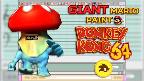 Giant Mario Paint Donkey Kong 64 Fungi Forest Day Youtube