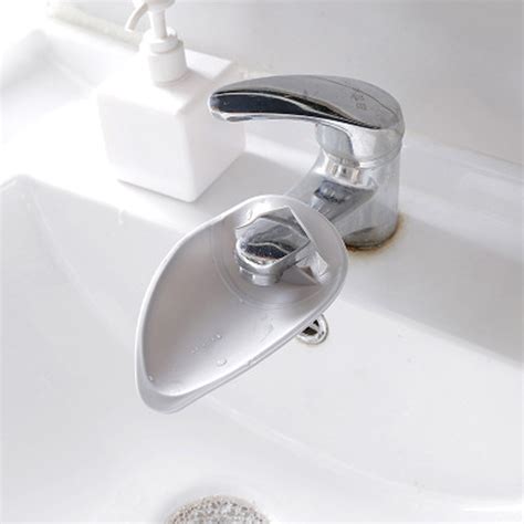 Faucet Extender Solid Color Sink Handle Extension Toddler For Bathroom