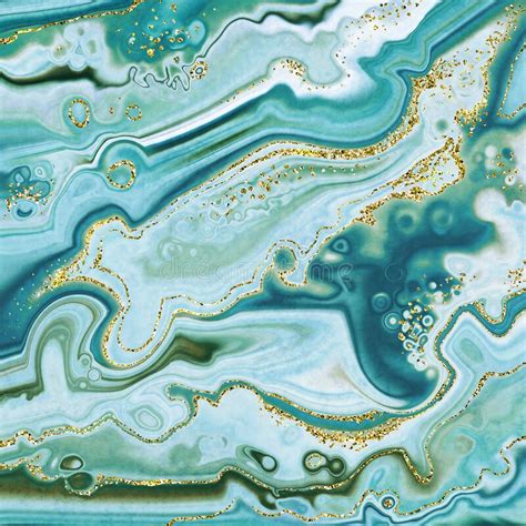 Abstract Background Fake Stone Texture Blue Gold Ocean Jasper Agate