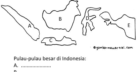Gambar Peta Indonesia Mewarnai