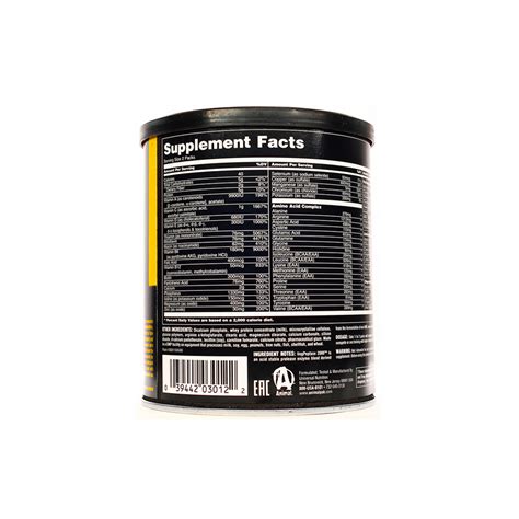 Universal Animal Pak Multivitamin 44 Packs Tss The Supplement Shop