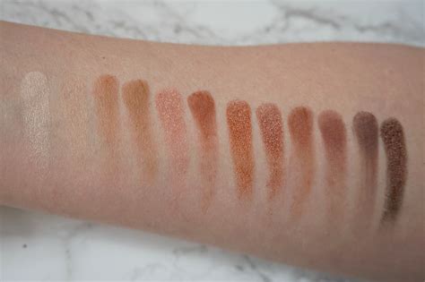 Urban Decay Naked Heat Palette Swatches When Tania Talks
