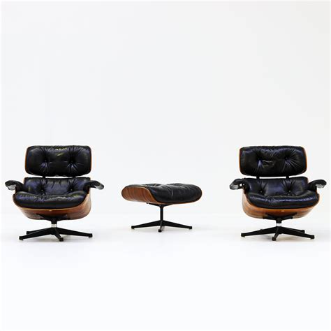 Eames Lounge Chair Set By Herman Miller 1960s 225514