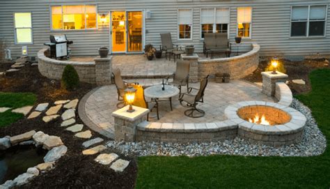 45 Small Paver Patio Ideas Diy Pictures With Fire Pit And Tips Building