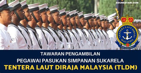 Tawaran Pengambilan Pegawai Pasukan Simpanan Sukarela Tldm Psstldm